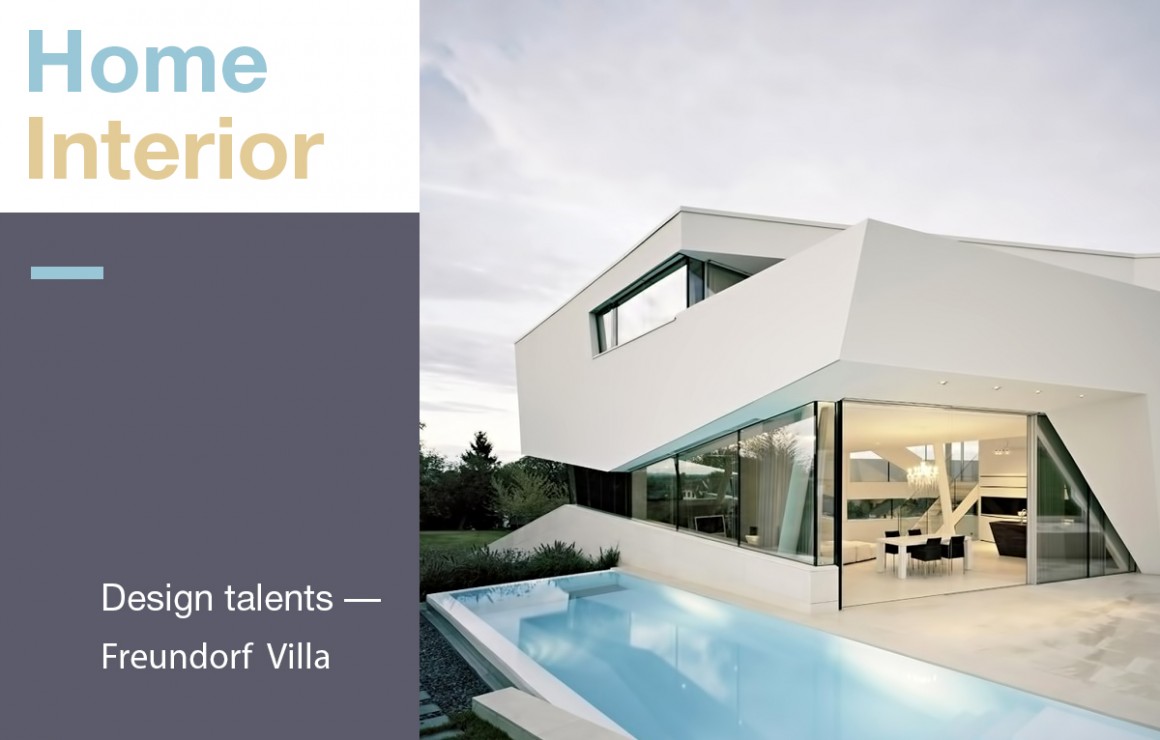 Home  Interior:  Design talents – Freundorf Villa